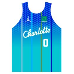 Team Charlotte Lines and Pattern Jersey Sando JST-03 Design