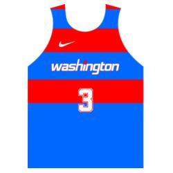 Team Washington Lines and Pattern Jersey Sando JST-03 Design