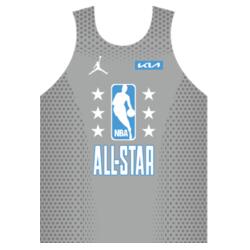 Team ALL-STAR Gray Lines and Pattern Jersey Sando JST-03 Design