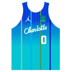 Team Charlotte Lines and Pattern Jersey Sando JST-04 Design