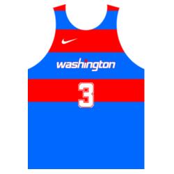 Team Washington Lines and Pattern Jersey Sando JST-04 Design