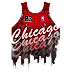 Team Chicago 1 Full Print Jersey Sando JST-03 Design