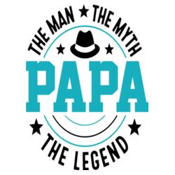 Papa, The legend. Design