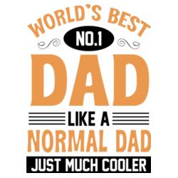 World's Best No. 1 Dad Design