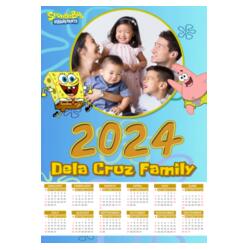 Customizable Spongebob Design - C2S A4 Calendar - PCR-23 Design