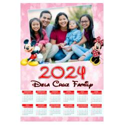 Customizable Mickey Mouse Design - C2S A4 Calendar - PCR-39 Design