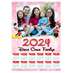 Customizable Mickey Mouse Design - C2S A3 Calendar - PCR-39 Design