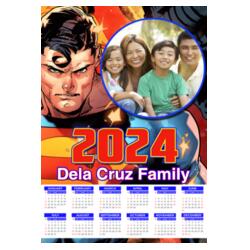 Customizable Superman Design - C2S A4 Calendar - PCR-21 Design