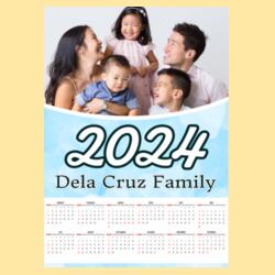 Customizable Family Design - Wooden Dowel Scroll Calendar - PCR-2 Design