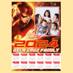 Customizable The Flash Design - Wooden Dowel Scroll Calendar - PCR-22 Design