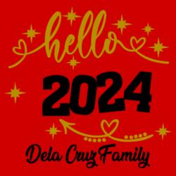 Hello 2024, Dela Cruz Family - NY24-13 Design