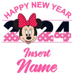Minnie Mouse Design, New Year 2024 - CCS-02 Design
