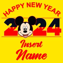 Mickey Mouse Design, New Year 2024 - CCS-01 Design