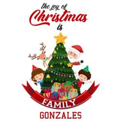 Gonzales Family, Family Shirt - CHF-10 Design