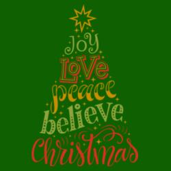 Joy Love Peace Believe Christmas - CG-06 Design