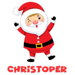 Kid in Santa Costume Design w/ Editable Name - CHF-04 Design