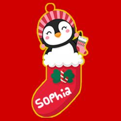 Sophia, Christmas Design w/ Editable Name - CG-08 Design