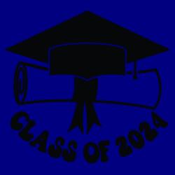 Class of 2024 with diploma and mortarboard Design - GCC-008 Design