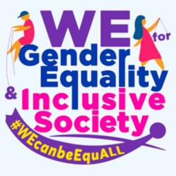 We for Gender Equality & Inclusive Society # WEcanbeEquALL - WM-001 Design
