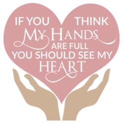 If you think My Hands are full you should see my HEART Design