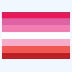 Ref Magnet with LESBIAN Flag Design