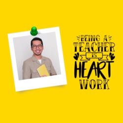 Being a Teacher is Heart Work - BTD-018 Design