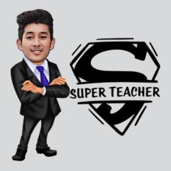 Super Teacher with Caricature Design - BTD-023 Design