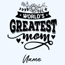 World's GREATEST mom, Phone Holder with Personalized Engraved Name, Happy Mother's Day - MDT7 Design