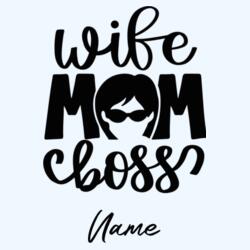wife MOM boss, Phone Holder with Personalized Engraved Name, Happy Mother's Day - MMM-015 Design