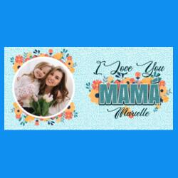 I Love You MAMA, Photo Frame with Customizable Image and Personalized Name, Perfect Gift for Mother's Day - MOM-001 Design