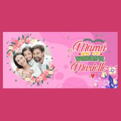 Mama you are WONDERFUL, Photo Frame with Customizable Image and Personalized Name, Perfect Gift for Mother's Day - MOM-002 Design