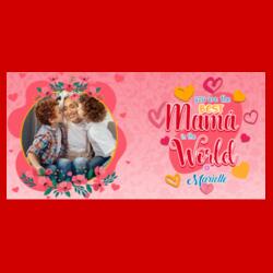 you are the BEST Mama in the World, Photo Frame with Customizable Image and Personalized Name, Perfect Gift for Mother's Day - MOM-011 Design