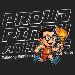 PROUD PINOY ATHLETE, Palarong Pambansa, Ilocos Norte, 2 Tone Cap Souvenir for Palarong Pambansa 2025 - PIN-007 Design