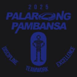 Palarong Pambansa 2025, DISCIPLINE, TEAMWORK, EXCELLENCE, Black Raglan Souvenir for Palarong Pambansa 2025 - PIN-004 Design