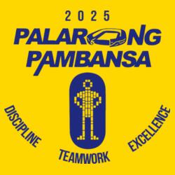 Palarong Pambansa 2025, DISCIPLINE, TEAMWORK, EXCELLENCE, Yellow Raglan Souvenir for Palarong Pambansa 2025 - PIN-004 5 Design