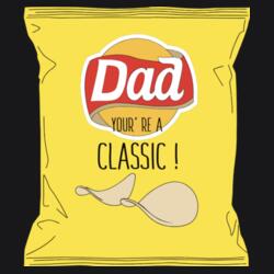 DAD, You're a CLASSIC! Father's Day Funny Shirt with Cliparts, Perfect Gift for Classic Dads - FD-13 Design