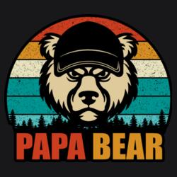 PAPA BEAR, Perfect Gift for Cool Father, Streetwear Shirt for Father's Day - CH-4 Design