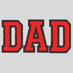 DAD, Embroidered Brush Cap for Father's Day, Perfect Gift for your Best DAD, Happy Father's Day - EBD-0009 Design