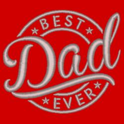 BEST Dad EVER, Embroidered Polo Shirt for Best DAD, Happy Father's Day - EBD-0011 Design