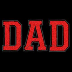 DAD, Embroidered Hoodie Jacket for DAD, Happy Father's Day - EBD-0009 Design