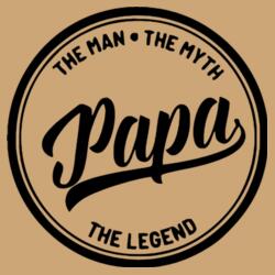 PAPA, The Man, The Myth, The Legend, Engraving Round Bamboo Bottle Opener for Legendary PAPA, Best Gift for Father's Day - SP-006 Design