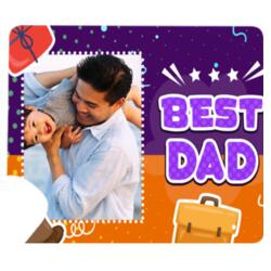BEST DAD, Mouse Pad for BEST DAD, Best Gift for Father's Day - DPT7 Design