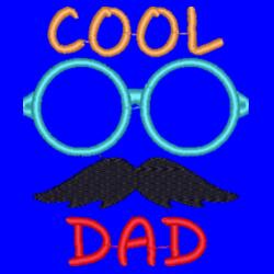 Embroidered Polo Shirt with Father's Day Design Design