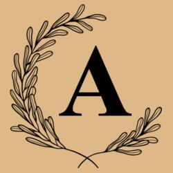 Monogram Design with Personalized Initial - MI-007 Design