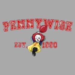 PENNYWISE Est. 1990, Varsity Halloween Design, Halloween Shirt - HVA-008 Design