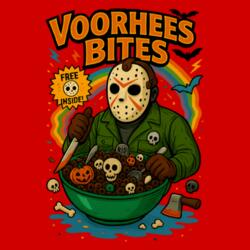 VOORHEES BITES, Halloween Cereal Design, Halloween Shirt - HCE-003 Design