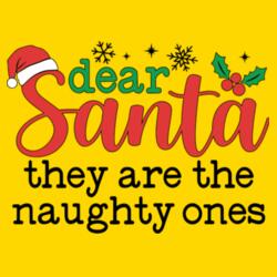 dear Santa, they are the naughty ones, Dear Santa Christmas Shirt - DSI-02 Design