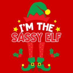 I'm the SASSY ELF, Elf Squad Christmas Shirt - IBE-03 Design