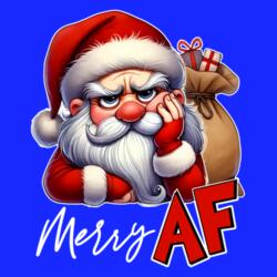 Merry AF, Funny Santa Claus Christmas Shirt - FCS-01 Design