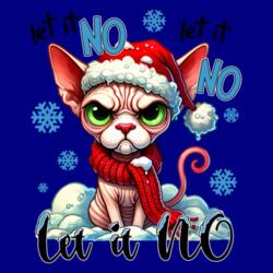 Let it NO, Let it NO, Let it NO, Sarcastic Shirt Design for Christmas - SCC-03 Design